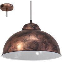 49248 Подвес TRURO 2, 1х60W (E27), ?370, H1100, сталь, медный состаренный