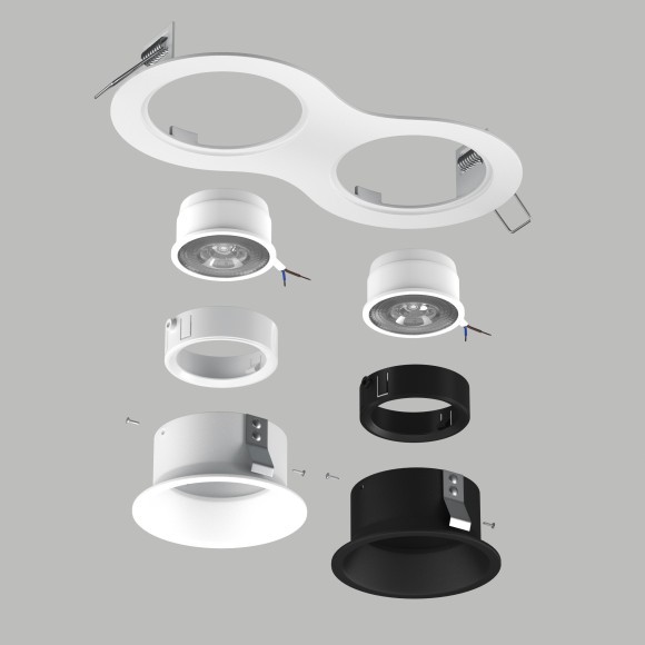 Комплект со светильником Domino Lightstar D6260607WBMOD