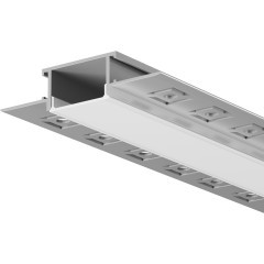 Алюминиевый профиль встраиваемый скрытого монтажа 61x14 (Серебро, 3 м), ALM-011-S-3M 636009 Алюминиевый профиль встраиваемый скрытого монтажа 61x14 (Серебро, 3 м), ALM-011-S-3M 636009