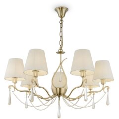 Люстра подвесная Freya FR2019PL-07BS Madeline под лампы 7xE14 40W
