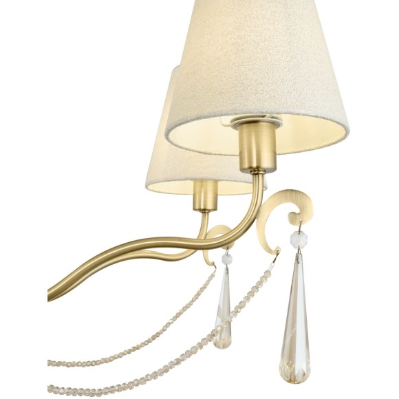 Люстра подвесная Freya FR2019PL-07BS Madeline под лампы 7xE14 40W