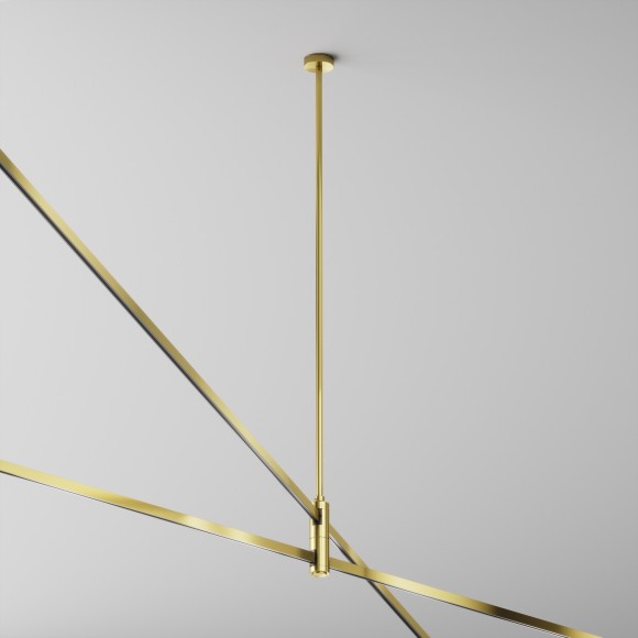 Потолочная стойка двойная поворотная Long с перед. питания на 2 уровень Maytoni Flarity TRA159C-D1-BS