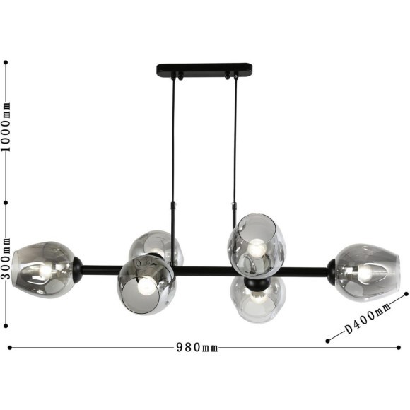 Подвесной светильник Traube 2361-6P