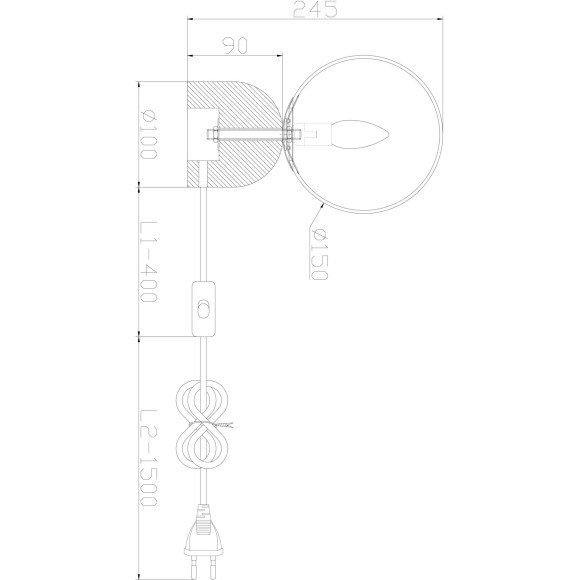 Настольный светильник Freya FR5288TL-01B1