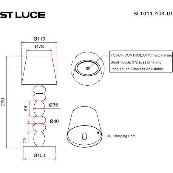 SL1011.414.01 Прикроватная лампа ST-Luce Черный, Золотистый/Черный LED 1*3W 3000-6000K EASE SL1011.414.01 Прикроватная лампа ST-Luce Черный, Золотистый/Черный LED 1*3W 3000-6000K EASE