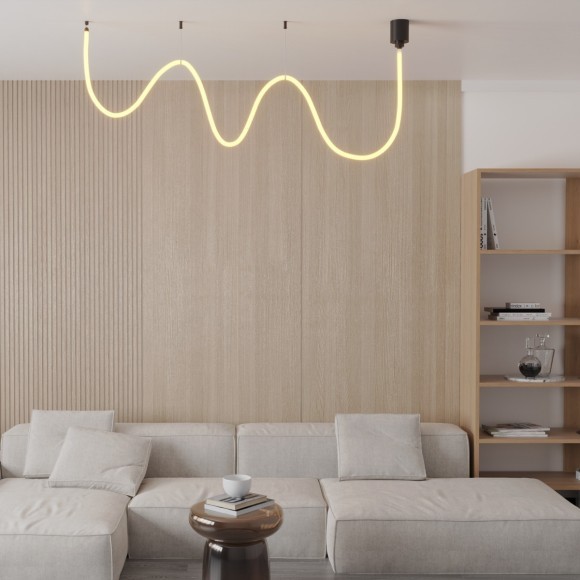 359330 KONST NT24 000 черный Светильник светодиодный IP20 LED 3000K 38W 170-265V 3360Лм RAMO 359330 KONST NT24 000 черный Светильник светодиодный IP20 LED 3000K 38W 170-265V 3360Лм RAMO