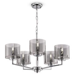 Люстра подвесная Freya FR5096PL-05CH Karen под лампы 5xE14 40W Люстра подвесная Freya FR5096PL-05CH Karen под лампы 5xE14 40W