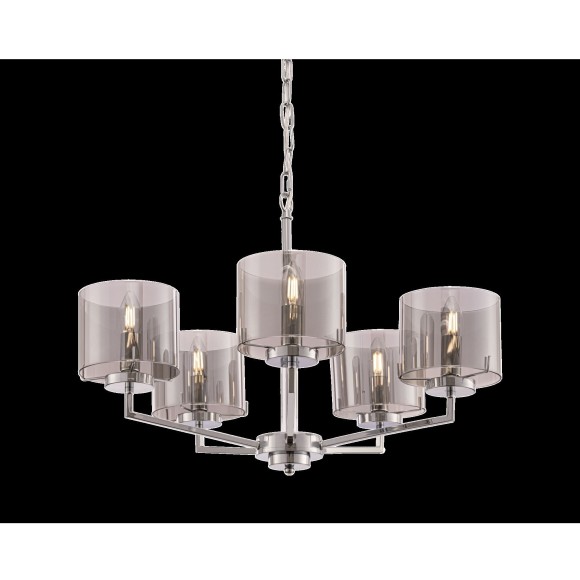 Люстра подвесная Freya FR5096PL-05CH Karen под лампы 5xE14 40W Люстра подвесная Freya FR5096PL-05CH Karen под лампы 5xE14 40W