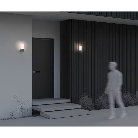 Уличный настенный светильник Maytoni O418WL-01GR Willis IP54 под лампу 1xE27 60W