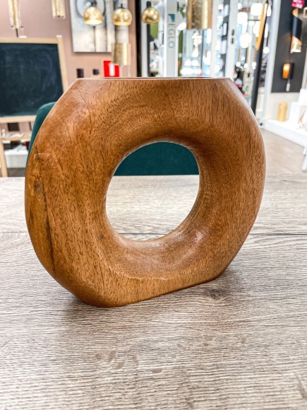 421274 Ваза декоративная MELOBODY, L200, B50, H165, дерево 421274 Ваза декоративная MELOBODY, L200, B50, H165, дерево