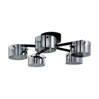 39874 COPILLOS Светодиодный потолочный светильник диммируемый по TRIAC, 36Вт, 2850Лм, 3000К, черный, стекло