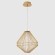 Светильник подвесной Crystal Lux CUADRA SP15W LED GOLD