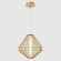 Светильник подвесной Crystal Lux CUADRA SP15W LED GOLD