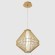 Светильник подвесной Crystal Lux CUADRA SP15W LED GOLD