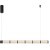 4051/02/12PL Stilfort Columnia (Колумния) Черная подвесная люстра с прозрачным плафоном LED