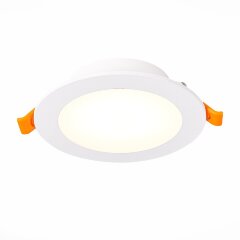 ST212.508.10 Св-к встр. Белый LED 1*10W 3000K/4000K/6000K 850Lm Ra80 110° IP20 D120xH30 220-240V Встраиваемые светильники ST212.508.10 Св-к встр. Белый LED 1*10W 3000K/4000K/6000K 850Lm Ra80 110° IP20 D120xH30 220-240V Встраиваемые светильники