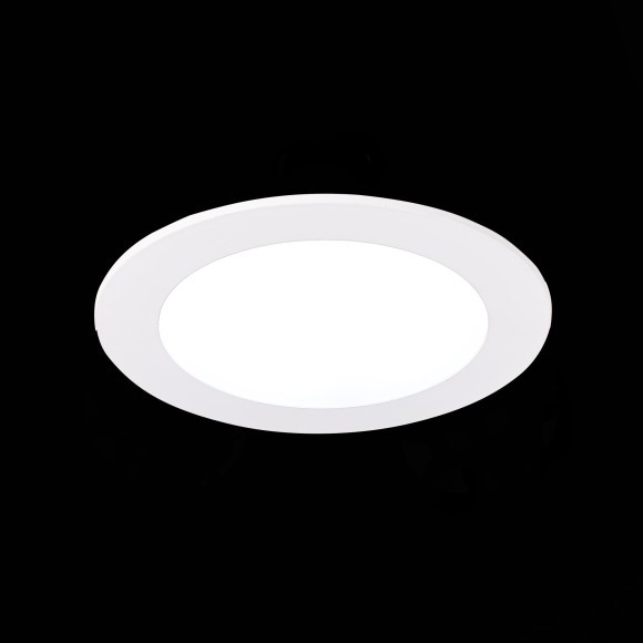 ST212.508.10 Св-к встр. Белый LED 1*10W 3000K/4000K/6000K 850Lm Ra80 110° IP20 D120xH30 220-240V Встраиваемые светильники ST212.508.10 Св-к встр. Белый LED 1*10W 3000K/4000K/6000K 850Lm Ra80 110° IP20 D120xH30 220-240V Встраиваемые светильники