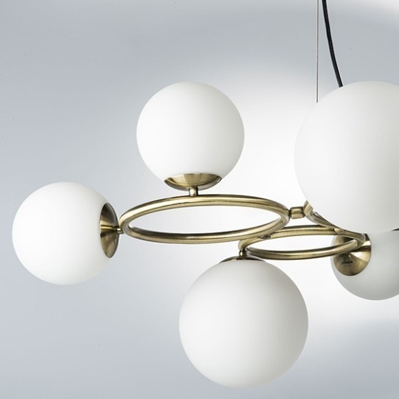 Люстра подвесная Lightstar 815091 Globo под лампы 9xG9 360W