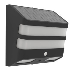 901084 STIAPPA Светодиодное уличное бра на солнечной батарее с датчиком движения LED, 6Вт, 800Лм, 4000К, IP44 901084 STIAPPA Светодиодное уличное бра на солнечной батарее с датчиком движения LED, 6Вт, 800Лм, 4000К, IP44