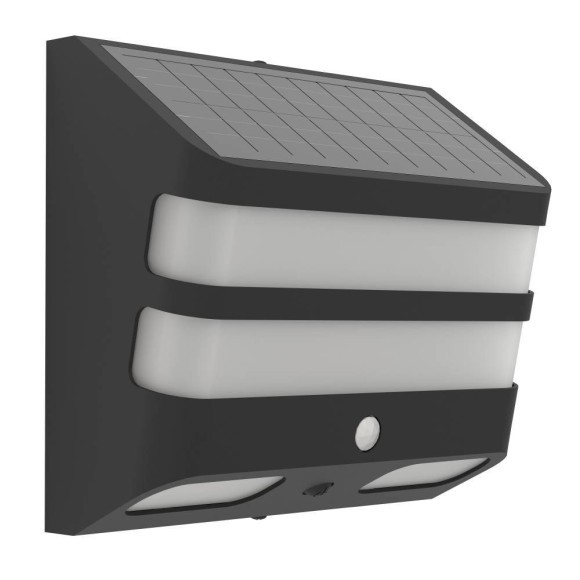 901084 STIAPPA Светодиодное уличное бра на солнечной батарее с датчиком движения LED, 6Вт, 800Лм, 4000К, IP44