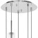 Длинный подвесной светильник Lightstar 756054 Cilino под лампы 5xGU10 200W