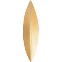 Бра Lightstar Muro Foglia 808672 LED 6Вт 480Лм CRI80 настенный линейный светильник, матовое золото, декоративная подсветка стены, современный минимализм, без выключателя