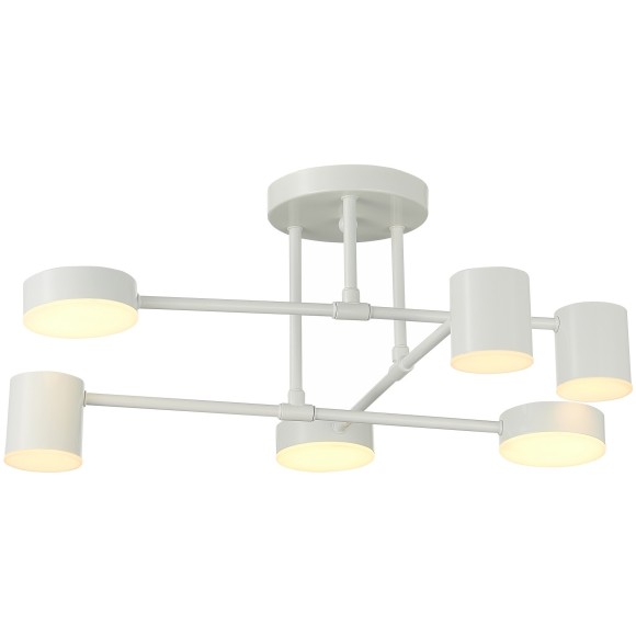 SLE201052-06 Светильник потолочный Белый/Белый LED 6*7W 4000K NOBEL
