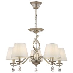 Люстра потолочная Freya FR2001PL-05G Monique под лампы 5xE14 40W Люстра потолочная Freya FR2001PL-05G Monique под лампы 5xE14 40W