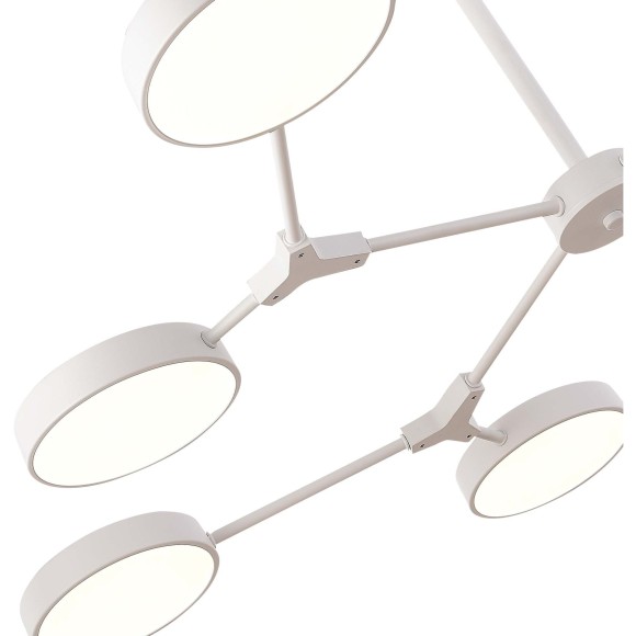 SLE6003-502-08 Светильник потолочный Белый/Белый LED 8*10W MONTA