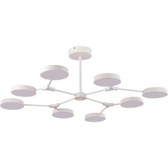 SLE6003-502-08 Светильник потолочный Белый/Белый LED 8*10W MONTA