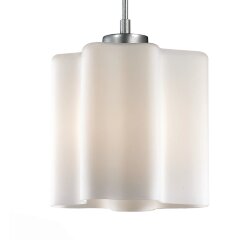 SL116.503.01 Светильник подвесной ST-Luce Серебристый/Белый E27 1*60W ONDE SL116.503.01 Светильник подвесной ST-Luce Серебристый/Белый E27 1*60W ONDE