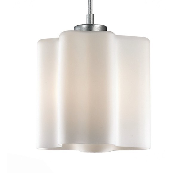 SL116.503.01 Светильник подвесной ST-Luce Серебристый/Белый E27 1*60W ONDE