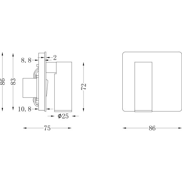 Бра для чтения светодиодное с выключателем Mirax C040WL-L3W3K