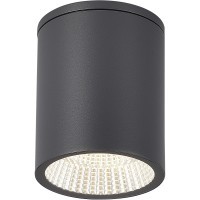 SL9514.712.01 Светильник уличный потолочный ST-Luce серый/белый LED 1*12W 3000K/4000K/6500K TUBO