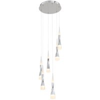 SL405.103.06 Светильник подвесной ST-Luce Хром/Хром, Белый LED 6*7W 3000K BOCHIE