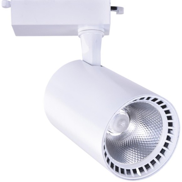 Однофазный двужильный светодиодный трековый светильник Arte Lamp A2664PL-1WH Vinsant 4000К 1150Лм CRI85+ 24° 30Вт