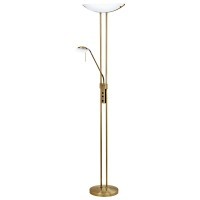 90279 EGLO BAYA-SONIC Торшер напольный с 2 лампами E14, 270Вт, бронза, стекло