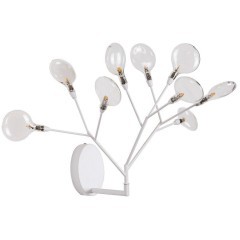 Бра Crystal Lux EVITA AP9 WHITE/TRANSPARENT Бра Crystal Lux EVITA AP9 WHITE/TRANSPARENT