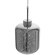 Подвесной светильник Lumina Deco Alacosmo LDP 6811-1 CHR