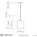 Подвесной светильник Lumina Deco Alacosmo LDP 6811-1 CHR