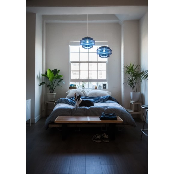 Подвесной светильник с 1 плафоном Maytoni P078PL-01BL Ruche под лампу 1xE27 60W