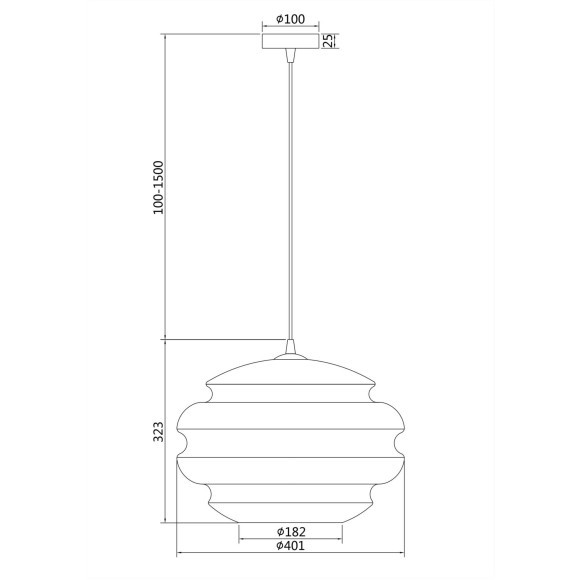 Подвесной светильник с 1 плафоном Maytoni P078PL-01BL Ruche под лампу 1xE27 60W