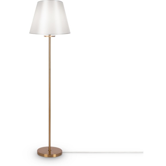 Торшер с абажуром Freya FR1006FL-01G Forte под лампу 1xE27 40W