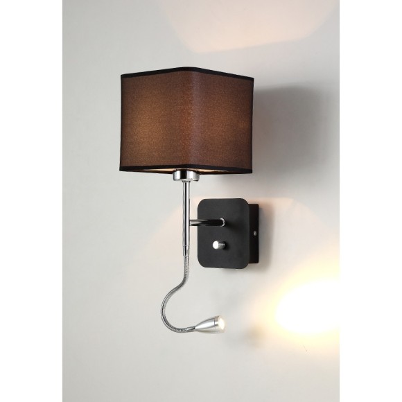 Бра Crystal Lux PACO AP2 CHROME/BLACK Бра Crystal Lux PACO AP2 CHROME/BLACK