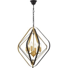 Подвесная люстра Crulia LDP 8005-6 BK+MD Подвесная люстра Crulia LDP 8005-6 BK+MD