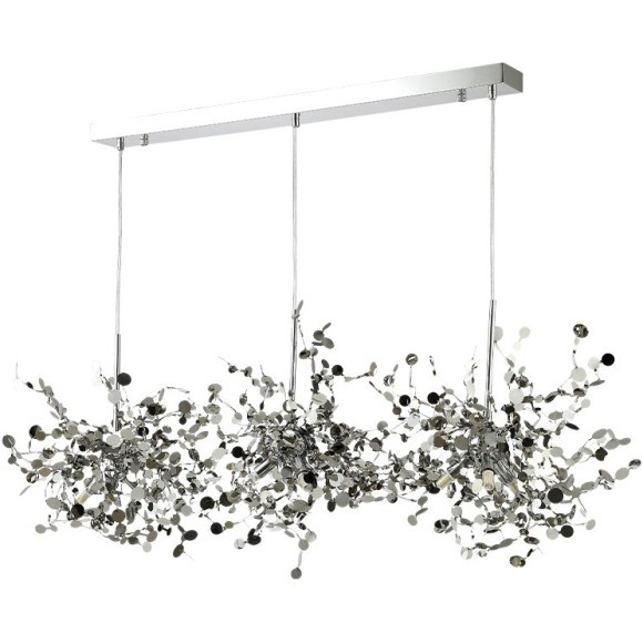Светильник подвесной Crystal Lux GARDEN SP3х3 L1200 CHROME