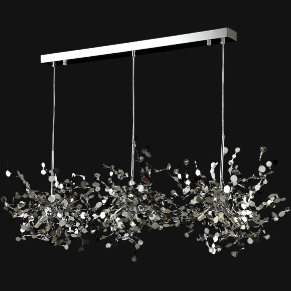 Светильник подвесной Crystal Lux GARDEN SP3х3 L1200 CHROME