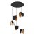 390183 SERENARA Люстра потолочная с 5 лампами E27, черный