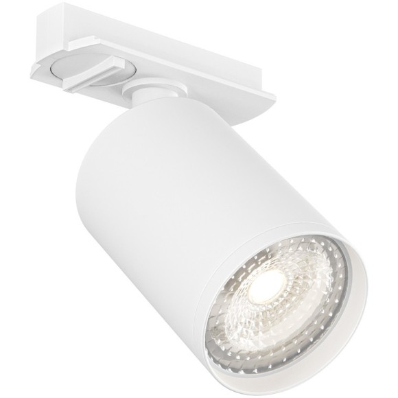 Однофазный двужильный трековый светильник Denkirs DK6201-WH SOLID Tube под сменную лампу GU5.3 Однофазный двужильный трековый светильник Denkirs DK6201-WH SOLID Tube под сменную лампу GU5.3