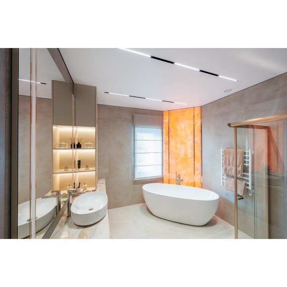 DK8004-WH Трековый магнитный светодиодный SMART (TUYA, Алиса, Wi-Fi, пам. настроек) светильник Denkirs SMART 220V CRI90+ 3000-6000К 1520Лм 120° 18Вт